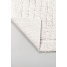 Elart Luin Banyo Halısı Paspas Takımı Pamuklu 2 Adet (60X100 Cm) Krem