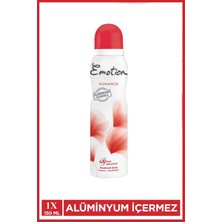 Emotion Kadın Vegan Deodorant 150 ml Hızlı Kurur Leke Bırakmaz Odunsu Koku ile Ferahlık