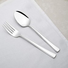 CetKing Deniz Sade 6 Kişilik 30 Parça Çatal Kaşık Takımı