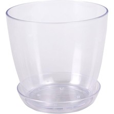 CetKing Home Orkide Saksı, Şeffaf Kristal Orkide Saksı 1,5 Litre