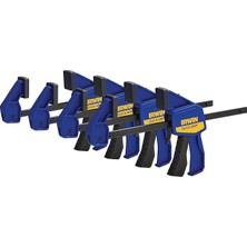 CetKing Quick Grip Kelepçe, Tek Elli, Mini Çubuk, 15,2 Cm, 4'lü Paket (1964758)