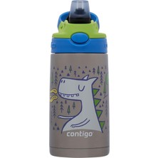 CetKing Gizmo Flip Dragon Çelik Çocuk Suluğu 380 Ml, Mavi