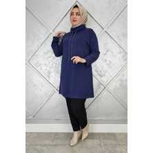 Pys Giyim Kadın Bağ Ipi Detaylı Tesettür Tunik