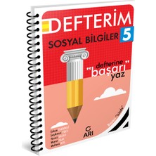 Arı Yayıncılık Arı 5. Sınıf Sosyal Bilgiler Defterim Sosyalimo Arı Yayınları
