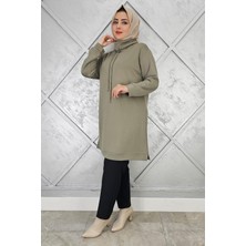 Pys Giyim Kadın Bağ Ipi Detaylı Tesettür Tunik