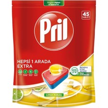 CetKing Hepsi Bir Arada Extra Tablet Bulaşık Deterjanı 45 Yıkama 1 x 45 Tablet