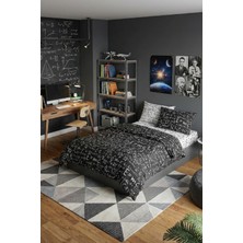 Laliva Çarşafı Lastikli Tek Kişilik Nevresim Takımı Fizik Formüllü