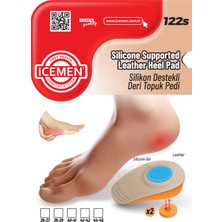 Deri Jel Destekli Topuk Dikeni Pedi, Rahatlık ve Destek Sağlar