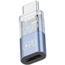 CetKing Mobile 30W Şarj Destekli Lightning To Type C Çevirici Dönüştirici Adaptör, Şarj ve Veri Aktarım Çevirici