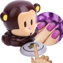 WİderMarkt Maymun Figürlü Hava Üfleyen Pratik Kolay Hızlı Oje Kurutucu/nail Art Fan