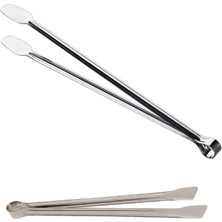 CetKing Metal Mangal Maşası 36 Cm-32 Cm-27 cm Uzun-Kısa Boy Çelik Yemek Barbekü Izgara Kömür Köz (2'li Set 32CM ve 27CM)