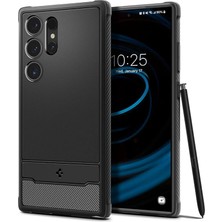 CetKing Galaxy S24 Ultra Kılıf Rugged Armor Matte Black - ACS07286