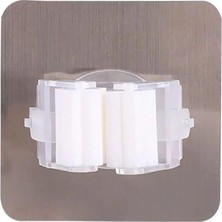 CetKing Adet Gold Kelebek Yapışkanlı Mop Fırça Sap Tutucu Kepçe Kaşık Organizer Banyo Mutfak Düzenleyici