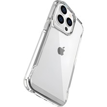 CetKing iPhone 16 Pro Için Defend Serisi Kristal Berraklığında Ultra Şeffaf Arkası Sert Polikarbonat Kenarları Yumuşak Silikon Super Koruyucu Özellikli Kılıf (Şeffaf, 16 Pro)