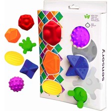 CetKing Duyusal Bebek Topları: 6'lı Set | Her Topta Farklı Doku ve Renkler | Duyusal ve Zihinsel Gelişim | Banyo Topları | Havuz Için Uygun | Dişlik ve Banyo Oyuncağı | Bebek Montessori Oyuncağı |