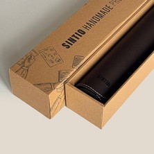 CetKing Deri Mat, Masa Pedi, Büyük Mouse Pad, Ofis Için Mat, Su Geçirmez Mat, Ofis ve Ev Için Deri Pedi, Gaming Masa Matı, Masaüstü Için Masa Koruyucu Ped (Koyu Kahverengi, 90X40)