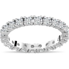 Keops Pırlanta E Renk 1.55 Karat Pırlanta Tamtur Yüzük - Idl Sertifikalı