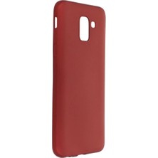 Eco Port Samsung Galaxy J6 Kılıf First Silikon - Bordo