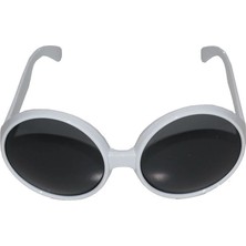 Eco Port 80 Li Yıllar Beyaz Renk Nostalji Yeşilçam Parti Gözlüğü