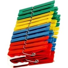 CetKing 72 Adet Mandal Klasik Çamaşır Mandalı Plastik, Nistabolje