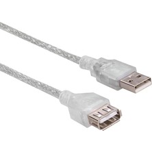 CetKing SL-AF2005 Usb2.0 5m Şeffaf Uzatma Kablo