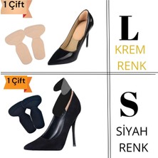 Kendinden Yapışkanlı Taban Destekli Stiletto Için Topuk Kayma ve Vurma Önleyici Ped (1 Çift)