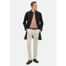 Ramsey Ekru Düz Dokuma Regular Fit Casual Pantolon