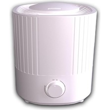 CetKing 2.5 Lt Hava Nemlendirici Buhar Makinesi Ultrasonik Difüzör Oda Nemlendirici Hava Nemlendiricisi Ortam Nemlendirici 7 Renkli Ledli Nemlendirici (Beyaz)