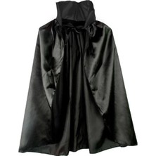 Eco Port Siyah Renk Yakalı Halloween Pelerini 90 cm