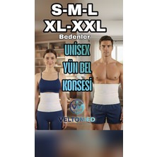 Veltomed Unisex Yün Korse- Sıcak Tutar - Bel Ağrıları Fıtık Bel Kuşağı, Giydirmeli Yün Bel Korsesi