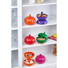 Poomy 6 Adet Mika Saklama Kabı Seti - 800 ml Balkabağı Saklama Kabı Seti