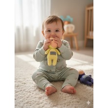 Şimo Butik Bebek Tulum 0-9 Ay Rahat Nefes Alan Çıtçıtlı  %100 Saf Pamuk Yumuşacık Anti Alerjik Ayılı