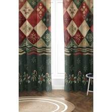 Dolce Mariee Parlak Mikro Saten Kumaş Çift Kanat Fon Perde Takımı PRD0058