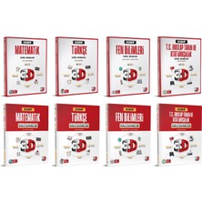 3D Yayınları 3D 2025 8. Sınıf Lgs Matematik + Türkçe + Fen + Inkılap Similasyon Deneme + Soru Seti 8 Kitap Tam Set
