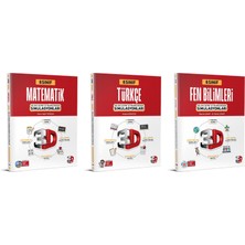 3D Yayınları 3D 2025 8. Sınıf Lgs Matematik + Türkçe + Fen Bilimleri Similasyon Deneme Seti 3 Kitap