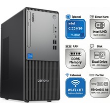 Lenovo Thinkcentre Neo 50T Gen 5 Intel Core I7-13700 64GB 2tb SSD Freedos Masaüstü Bilgisayar 12UB000HTR 006