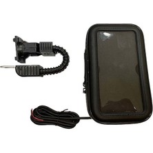 Ayna Bağlantılı USB Girişli Telefon Tutucu