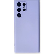 Eco Port Samsung Galaxy S22 Ultra Kılıf Nano Içi Kadife Silikon - Lila
