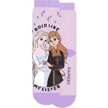 Frozen Lisanslı 2'li  Kız Çocu Ksoket Çorap