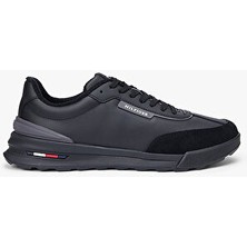 Tommy Hilfiger Erkek Retro Runner Mix Spor Ayakkabı