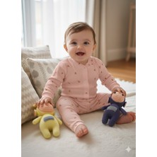 Şimo Butik Bebek Tulum 0-9 Ay Rahat Nefes Alan Çıtçıtlı  %100 Saf Pamuk Yumuşacık Anti Alerjik Çiçekli