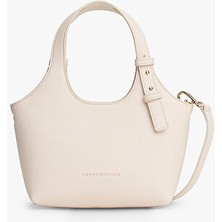 Tommy Hilfiger Th Logo Detaylı Kadın Mini Tote Çanta