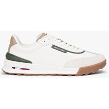Tommy Hilfiger Erkek Retro Runner Mix Spor Ayakkabı