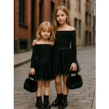 Zekids Kız Çocuk Beli Lastikli Tütü Etek