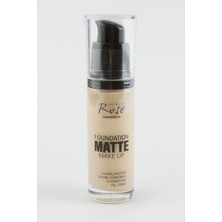 Rose Matte Şişe Fondoten
