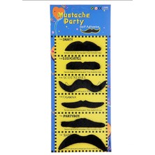 Neva Prime Karnaval Kostüm Partisi Bıyığı 6 Model 6 Adet (5361)