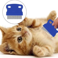 Kedi Köpek Tüy Bit Pire Toplayıcı Toplama Temizleme Tarağı Tarak Seti 4'lü Set