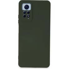 Eco Port Xiaomi Redmi Note 12 Pro 4g Kılıf Nano Içi Kadife Silikon - Koyu Yeşil