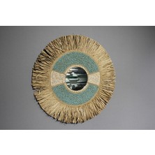 Livenda Hasırlı Duvar Aynası 3natural-4