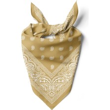 A23 Mustard Şallı Bandana DG12189